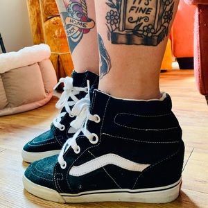 High top wedge Vans